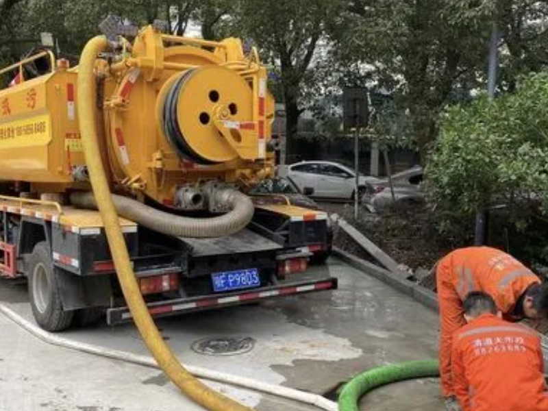 奉化市政管道疏通　油块淤泥打碎打散　高压清洗